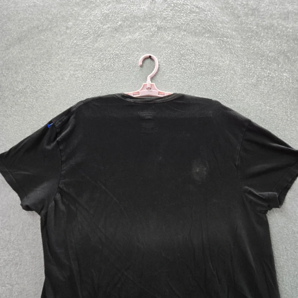 Polo Ralph Lauren Men Shirt XL Black Embroidered Logo Classic Short Sleeve READ